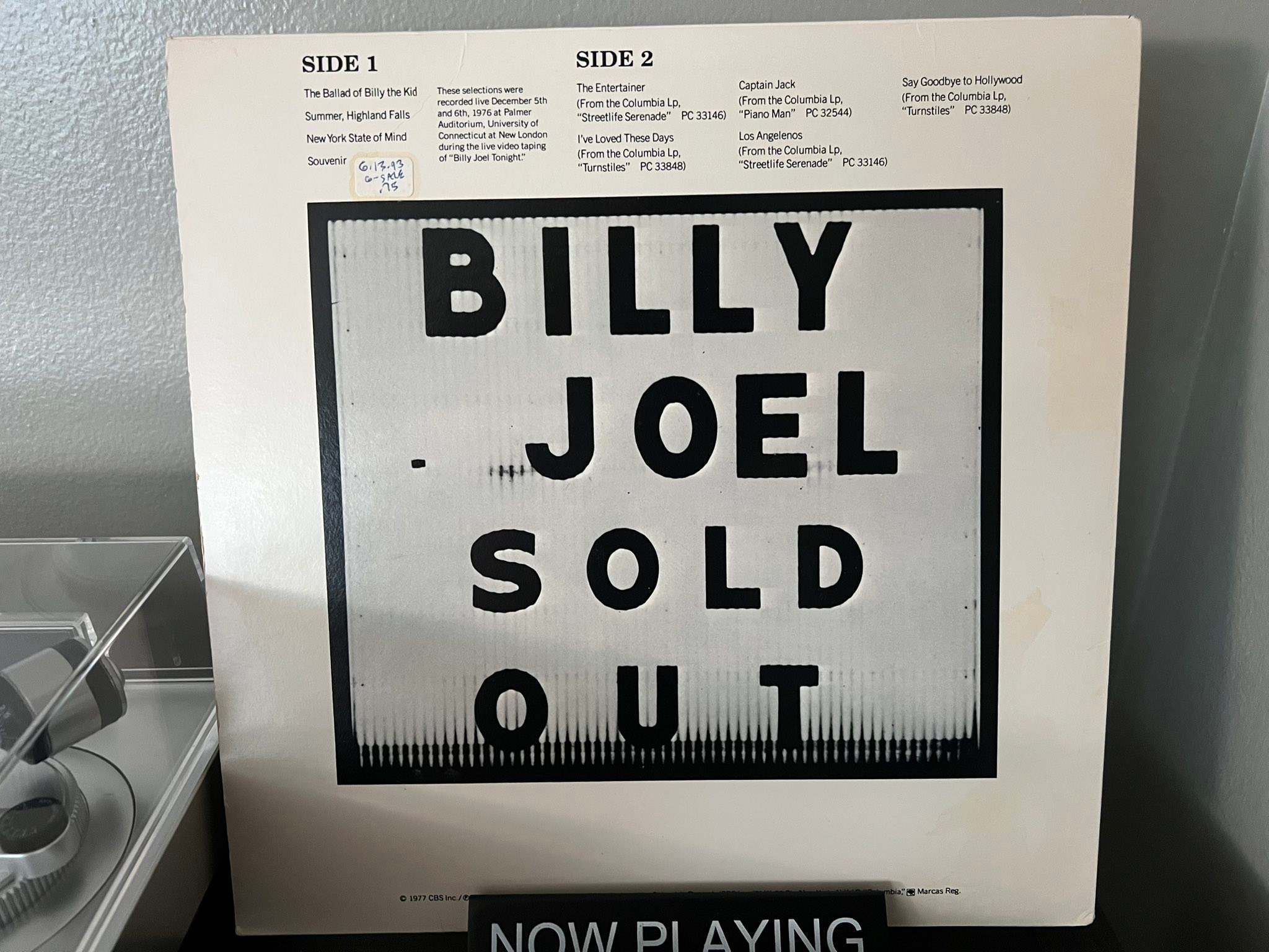 Do you own any rare Billy Joel memorabilia? Signed items, rare