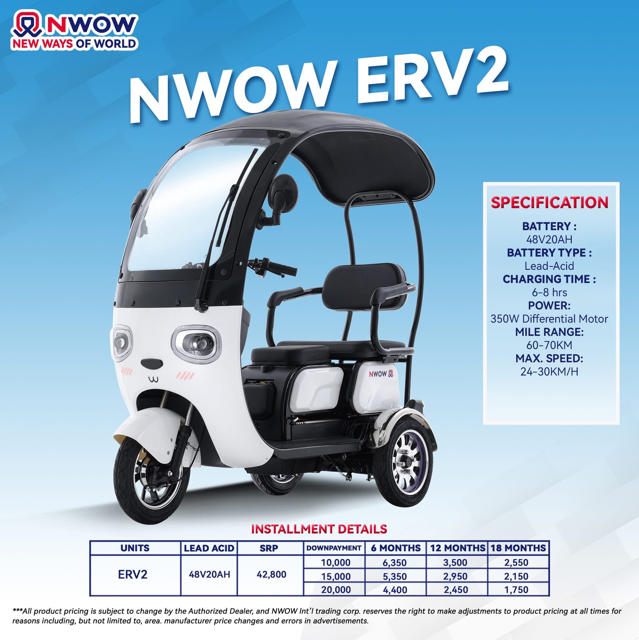 NWOW's Four wheels are READY TO GO! Open for reservation! leave us