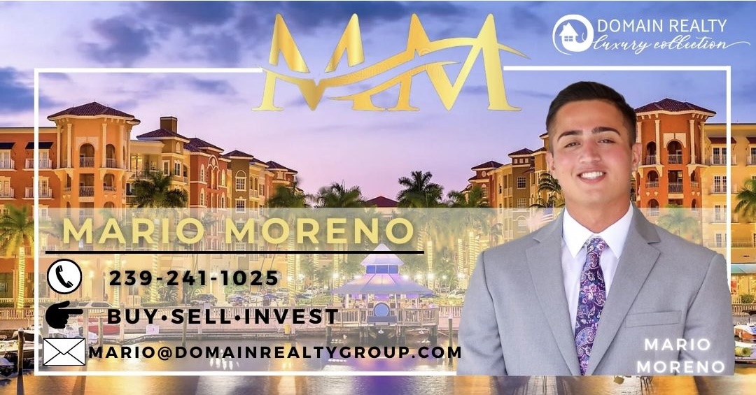 Mario Moreno, Realtor with Domain Realty | Naples FL