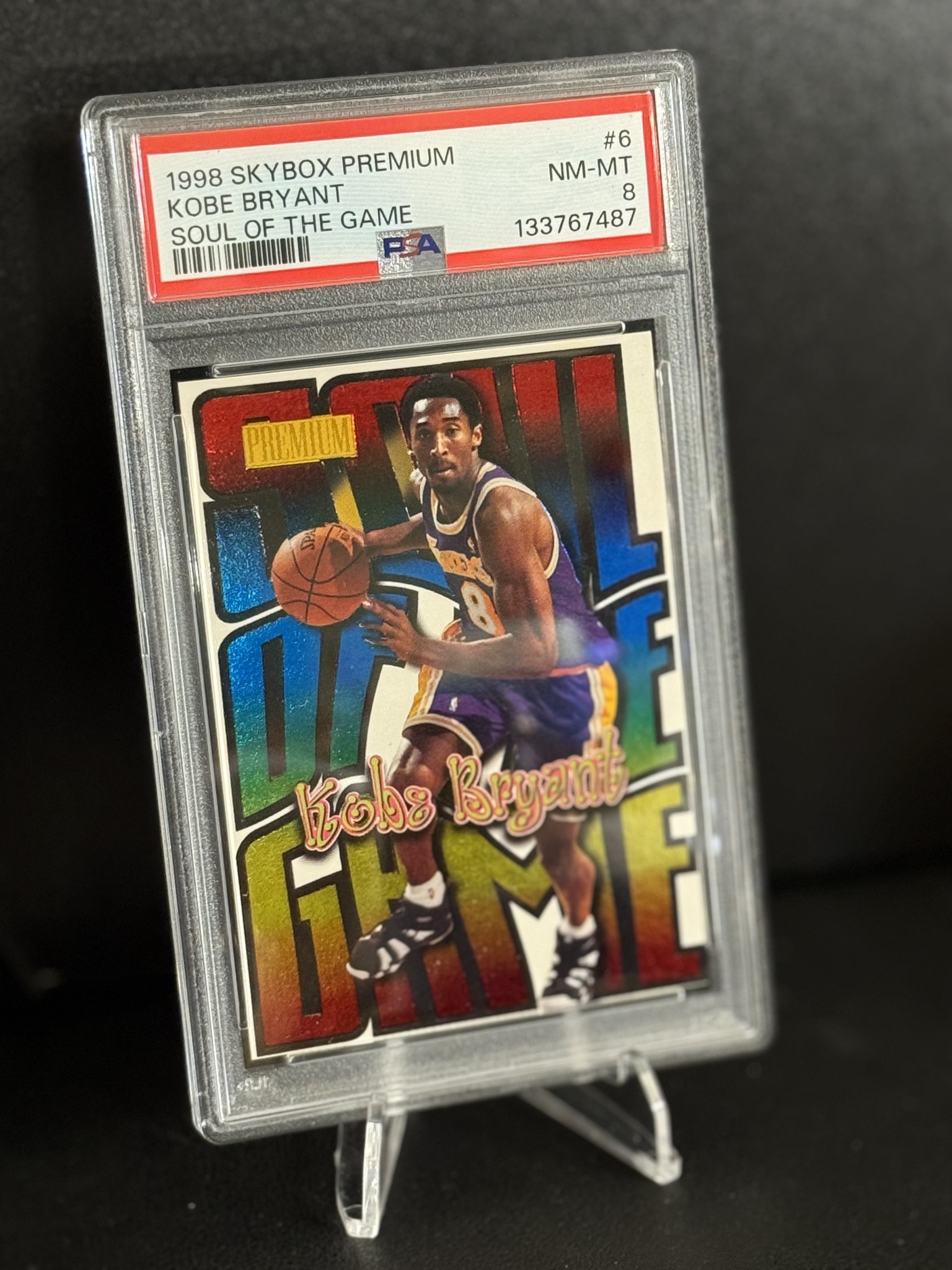 1998 Skybox Premium Kobe Bryant Soul of the Game card for sale