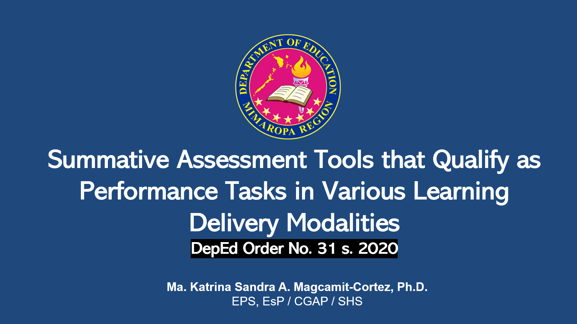 Regi... - DepEd Mimaropa Learning Resource Management Section