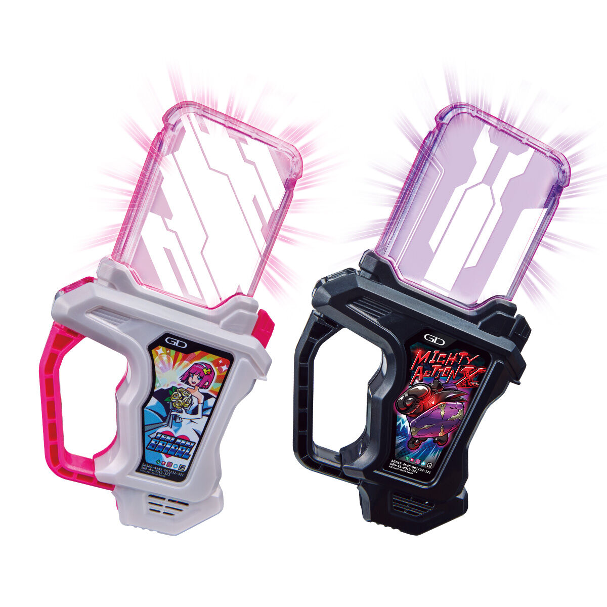DX Tokimeki Bridal Gashat & Proto Mighty Action X Gashat Noir Set