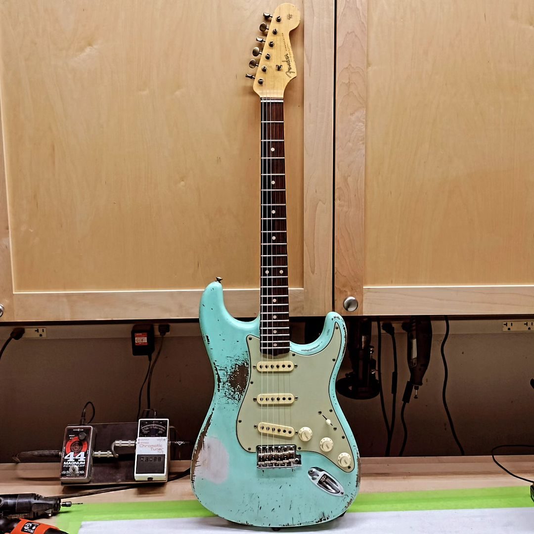 We're riding the retro wave with this '57 super Aged Surf Green