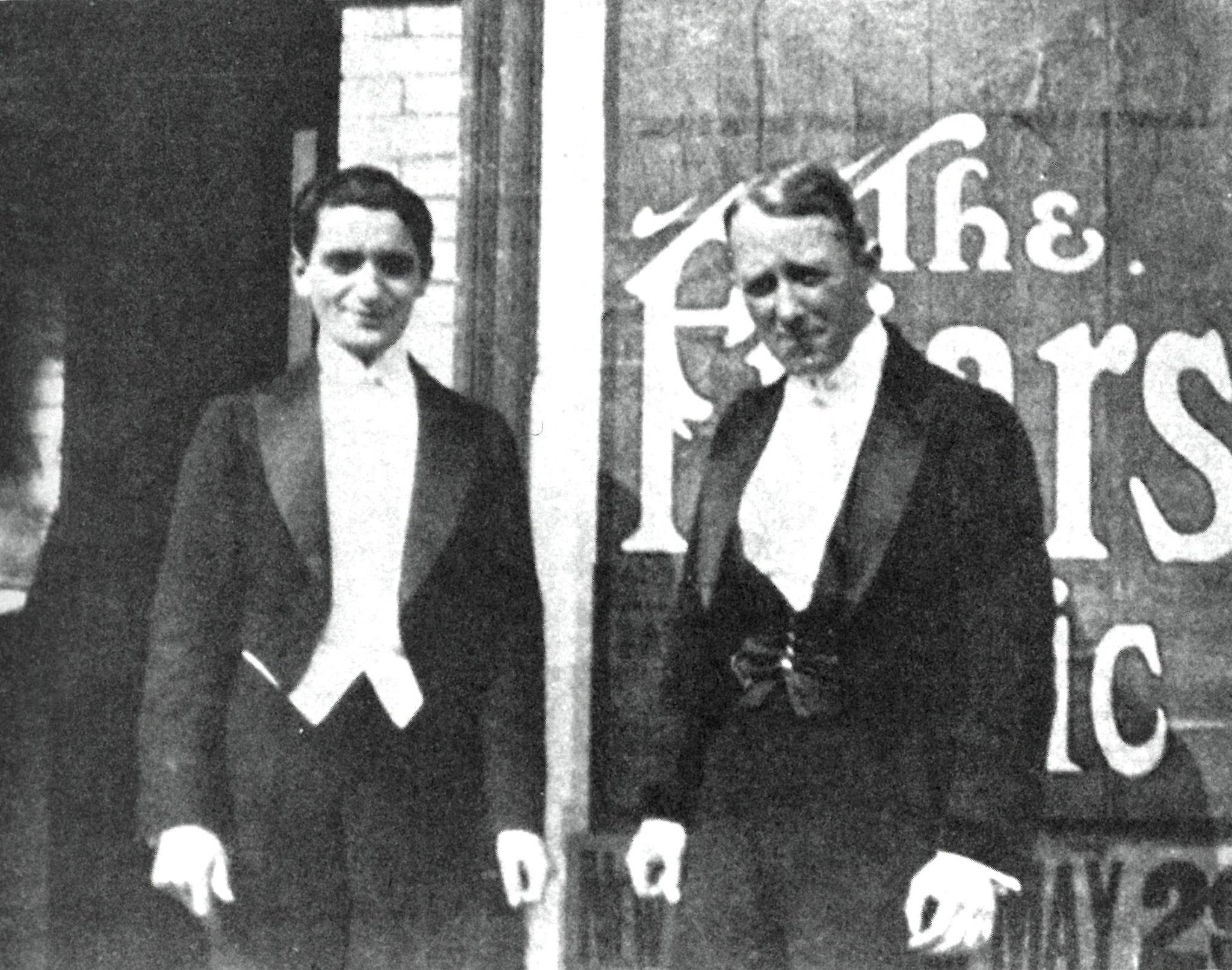 Don's - George M. Cohan with songwriter Irving Berlin during the tour ...