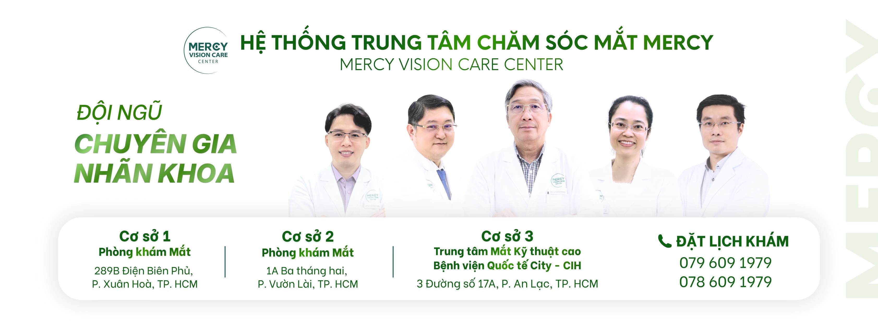 Phòng Khám Mắt Mercy - Mercy Vision Care Center | Quận 3
