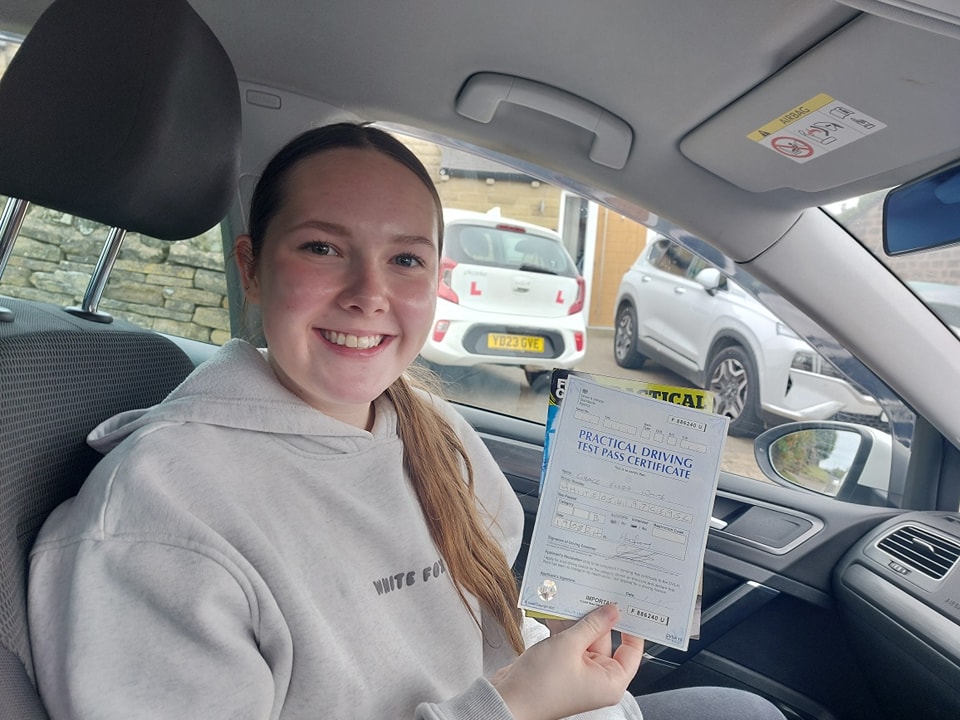 CRB - Congratulations to Grace White on passing her test first time ...