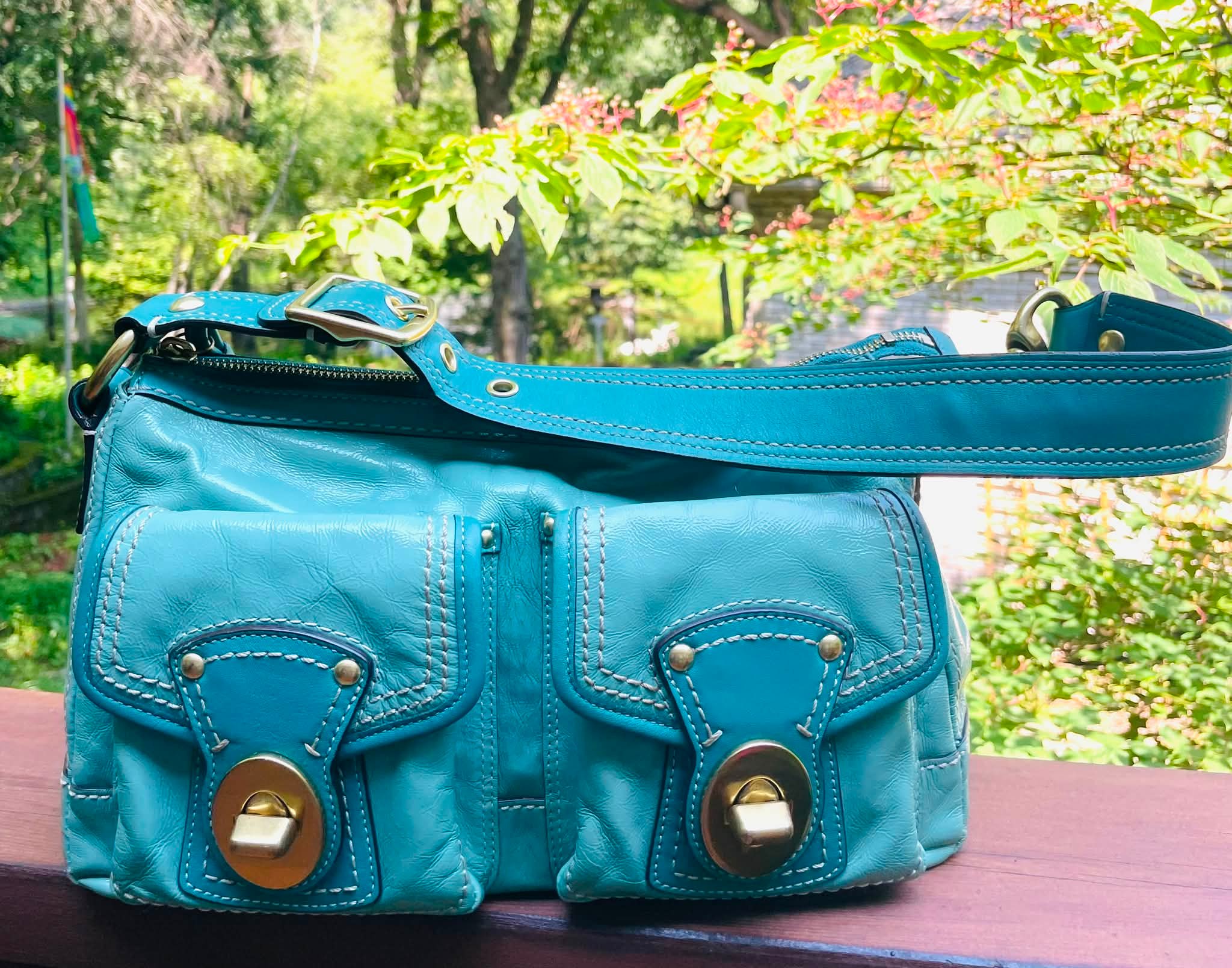 バッグ vintage coach 9467 WEST END HOBO LODEN COACH 9467 West End 
