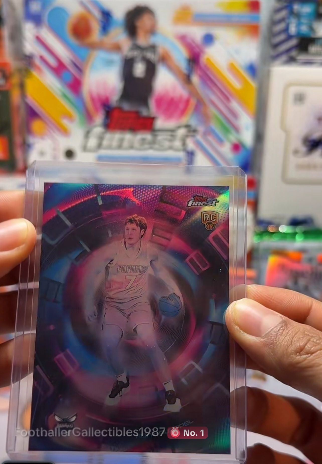 Single break of Topps Finest. 1 team. Pulled this-- Pulse Kon 