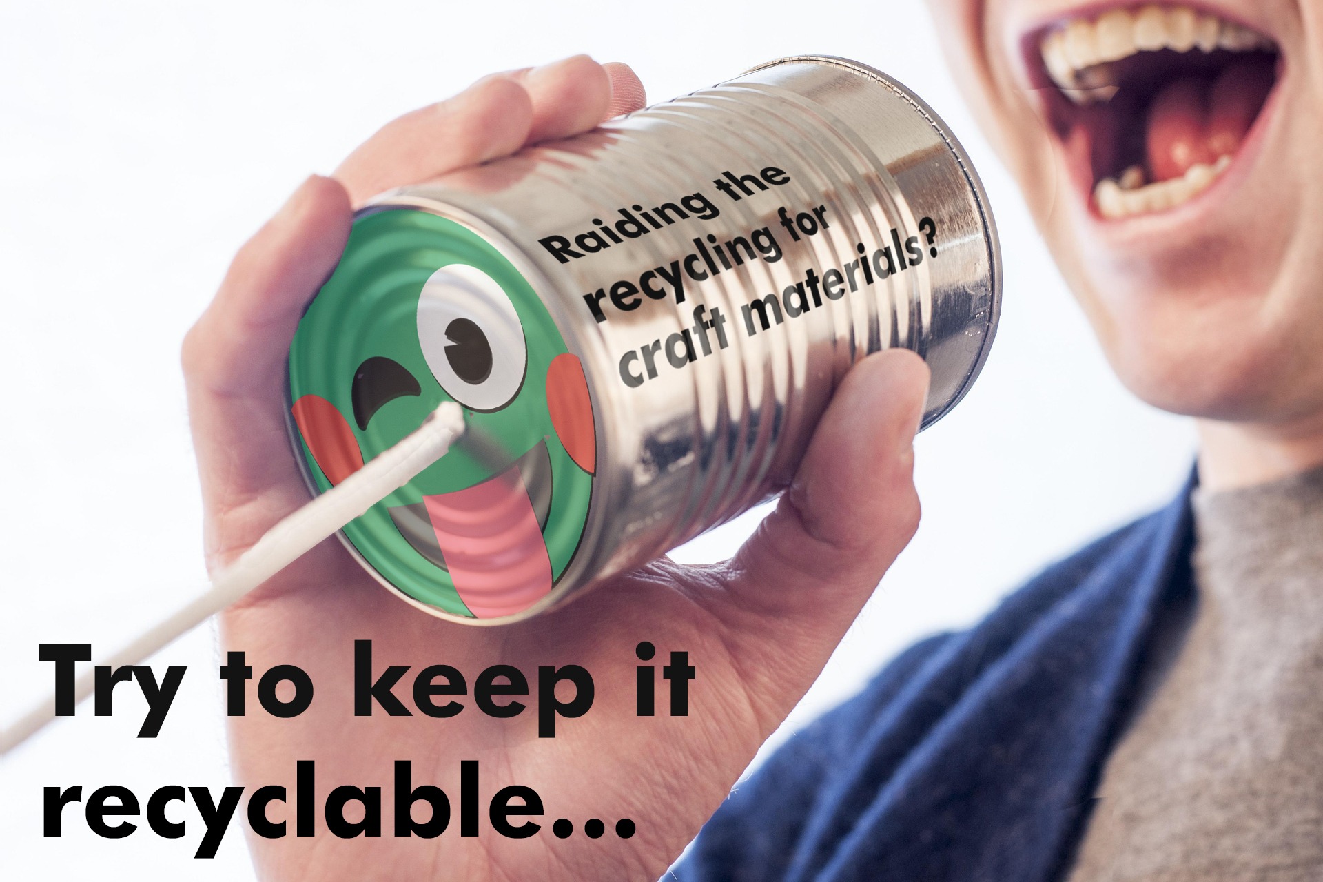 Raiding the recycling for crafting... - Denis the Dustcart | Facebook