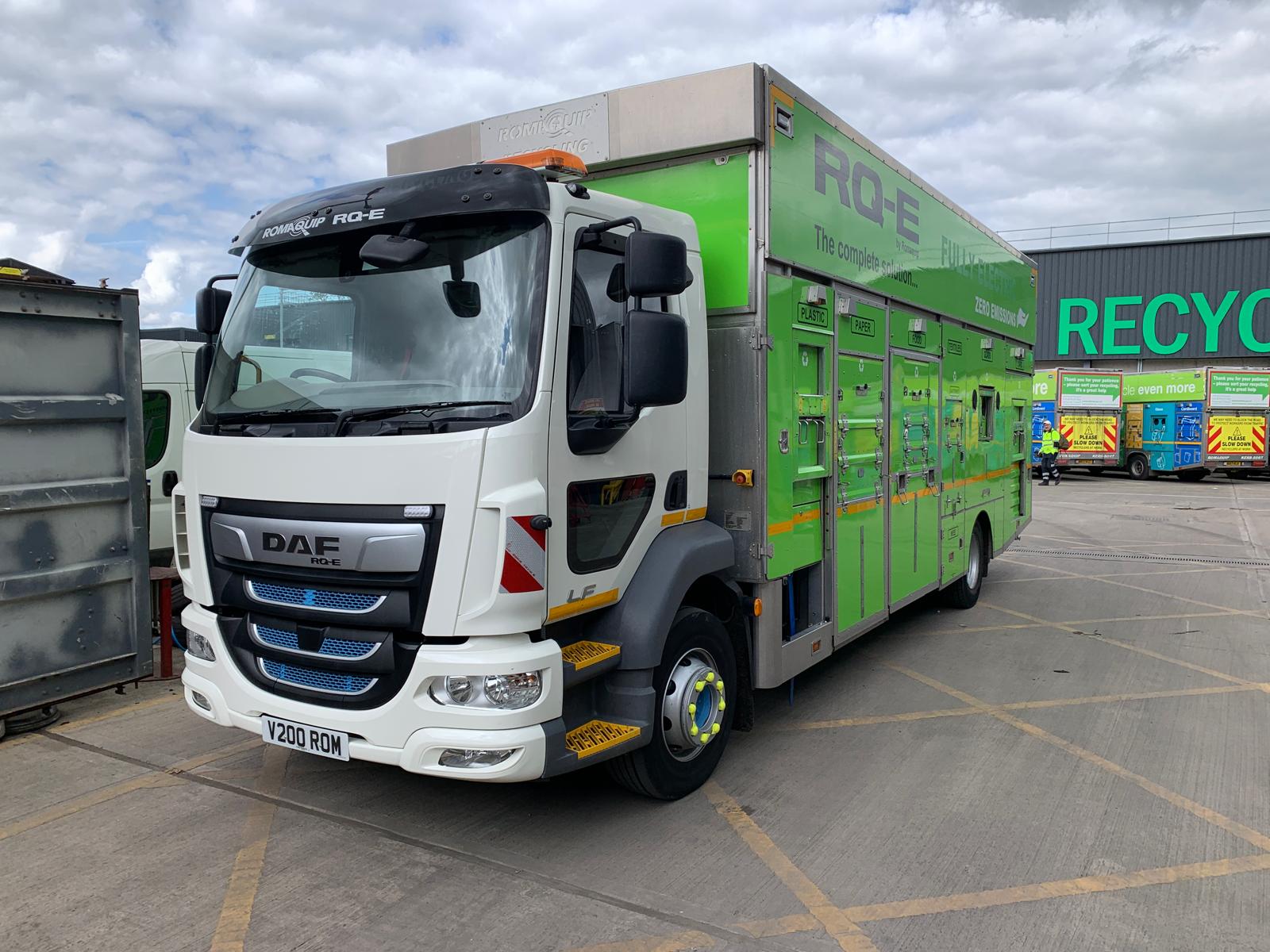 Bath - We're trialling an electric recycling collection vehicle on ...