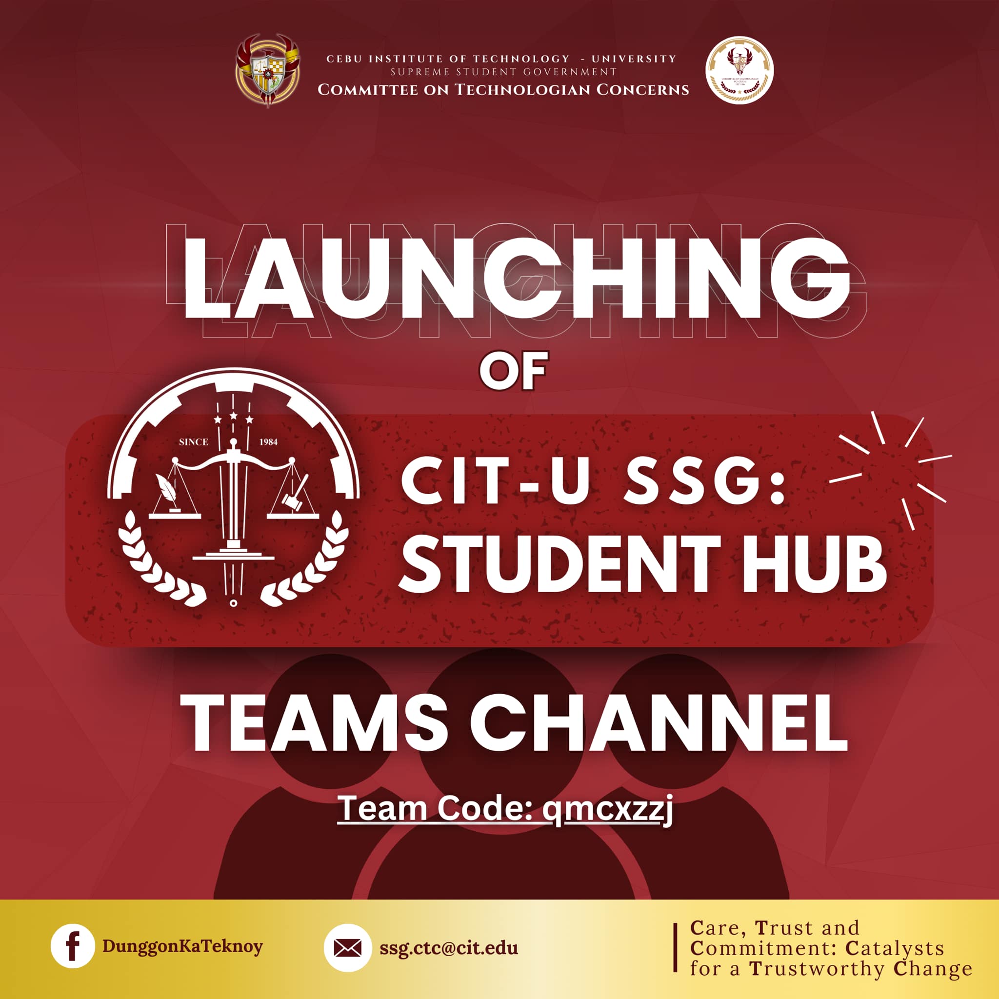 Dunggon - 📢 𝙒𝙝𝙖𝙩’𝙨 𝙐𝙥, 𝙏𝙚𝙠𝙣𝙤𝙮𝙨! Introducing the CIT-U SSG: Student Hub ...