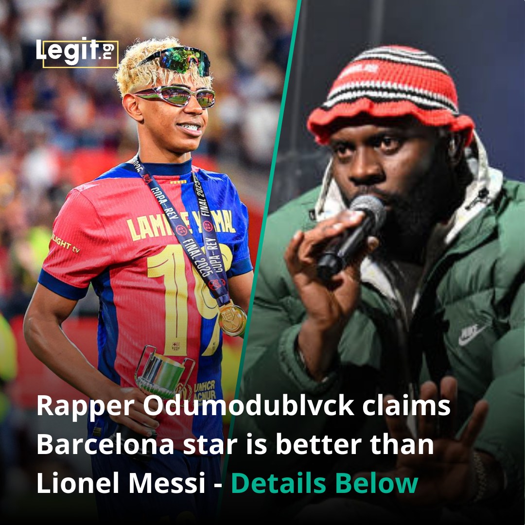 Legit.ng - A new ‘GOAT’ is born in Barcelona, and Odumodublvck believes ...