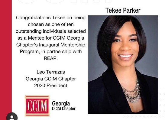 I would like to thank CCIM GA Chapter... - Tekee P, Realtor | Facebook