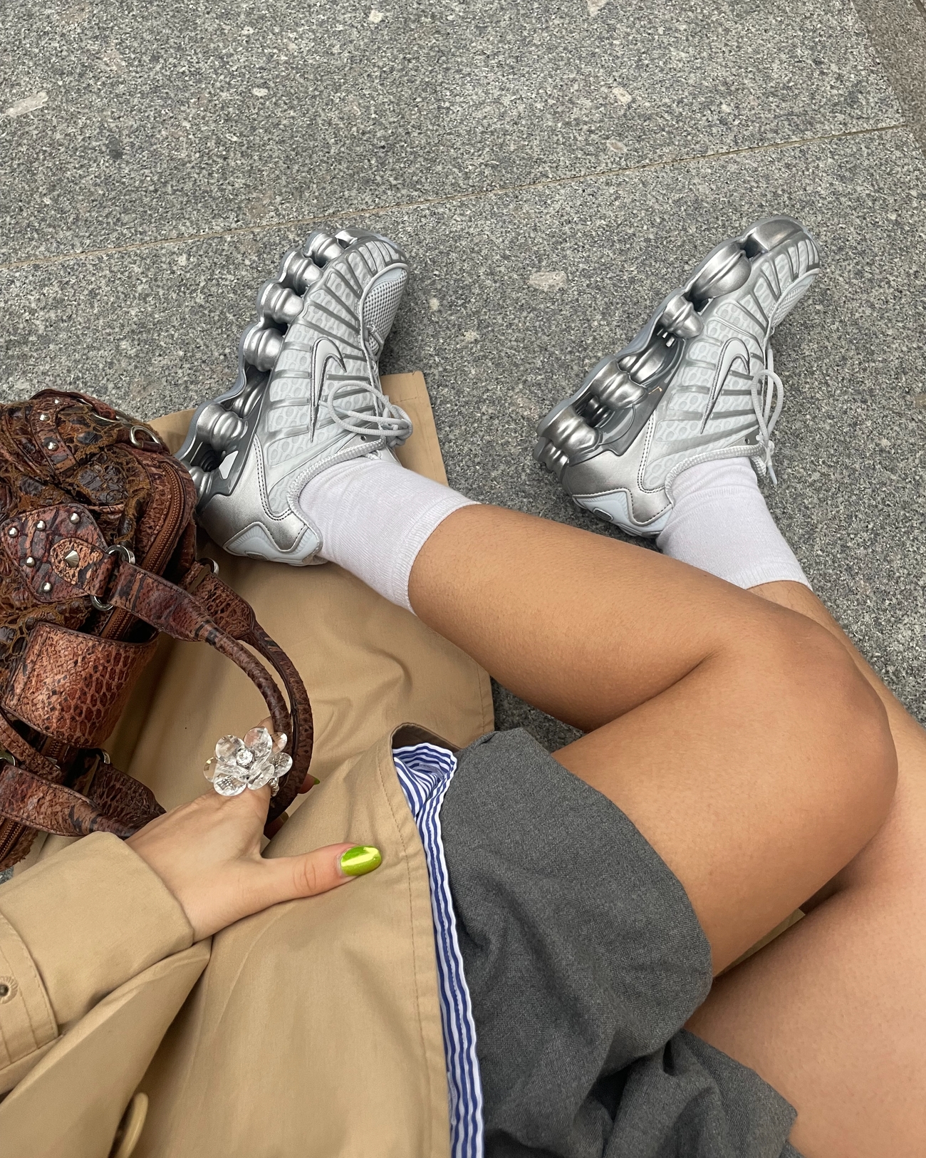 A moment for metallic #Nike 
