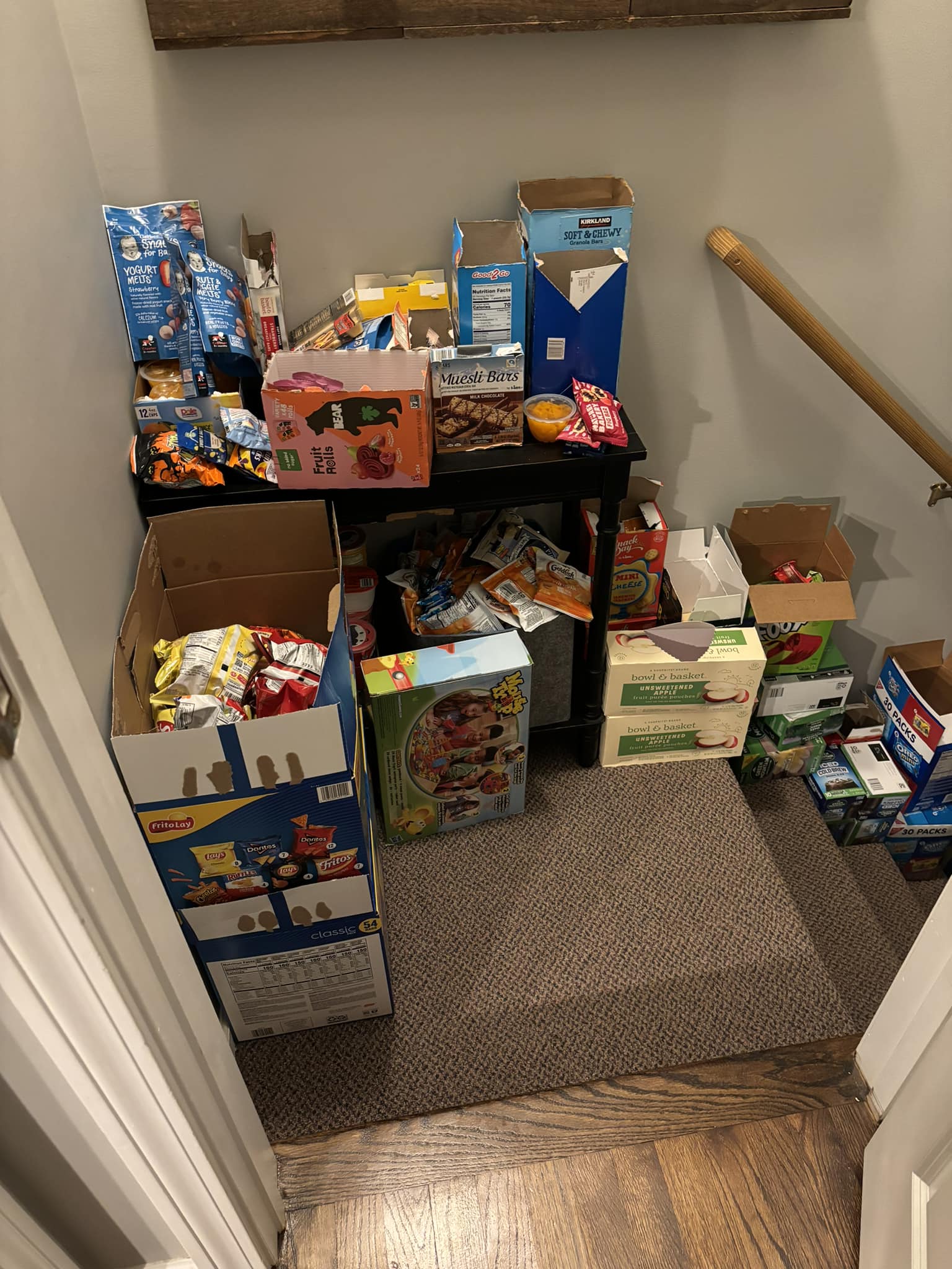 Storage ideas for small snack area
