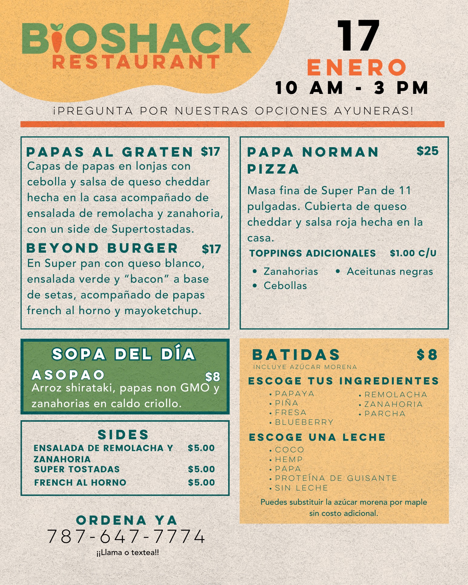 Bio Shack - ¡Por fin es viernes y el cuerpo lo sabe! 35 Calle Verdun ...
