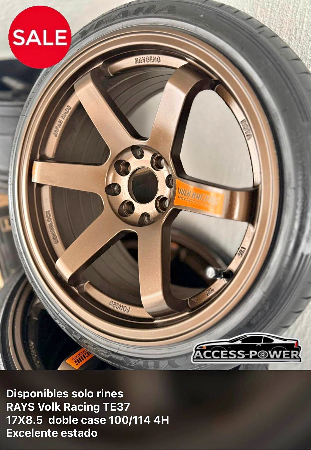 Rines RAYS VOLK TE 37 - Car Wheels, Tires & Parts - Funza | Facebook ...