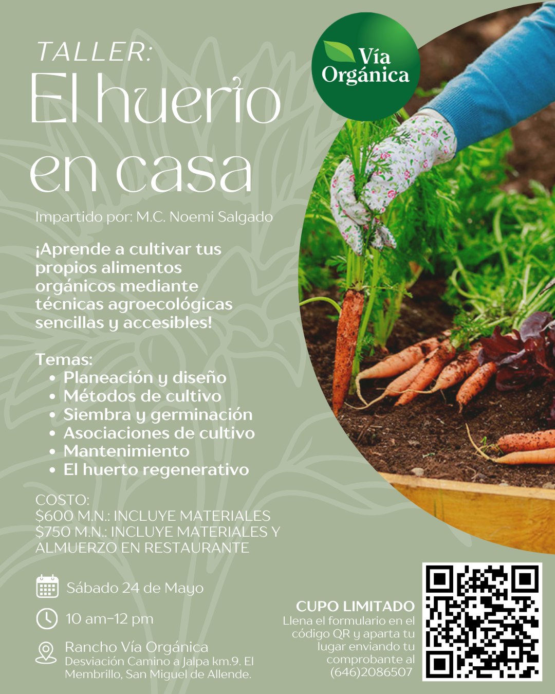 Vía - 🌿🏡 ¡Crea tu propio huerto en casa! Este 24 de mayo acompáñanos en ...