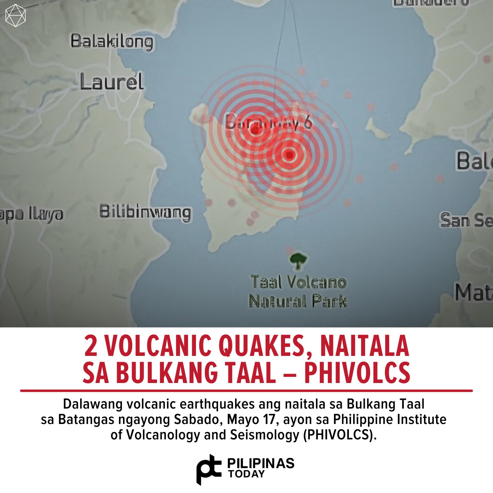Pilipinas - Ayon sa Philippine Institute of Volcanology and Seismology ...