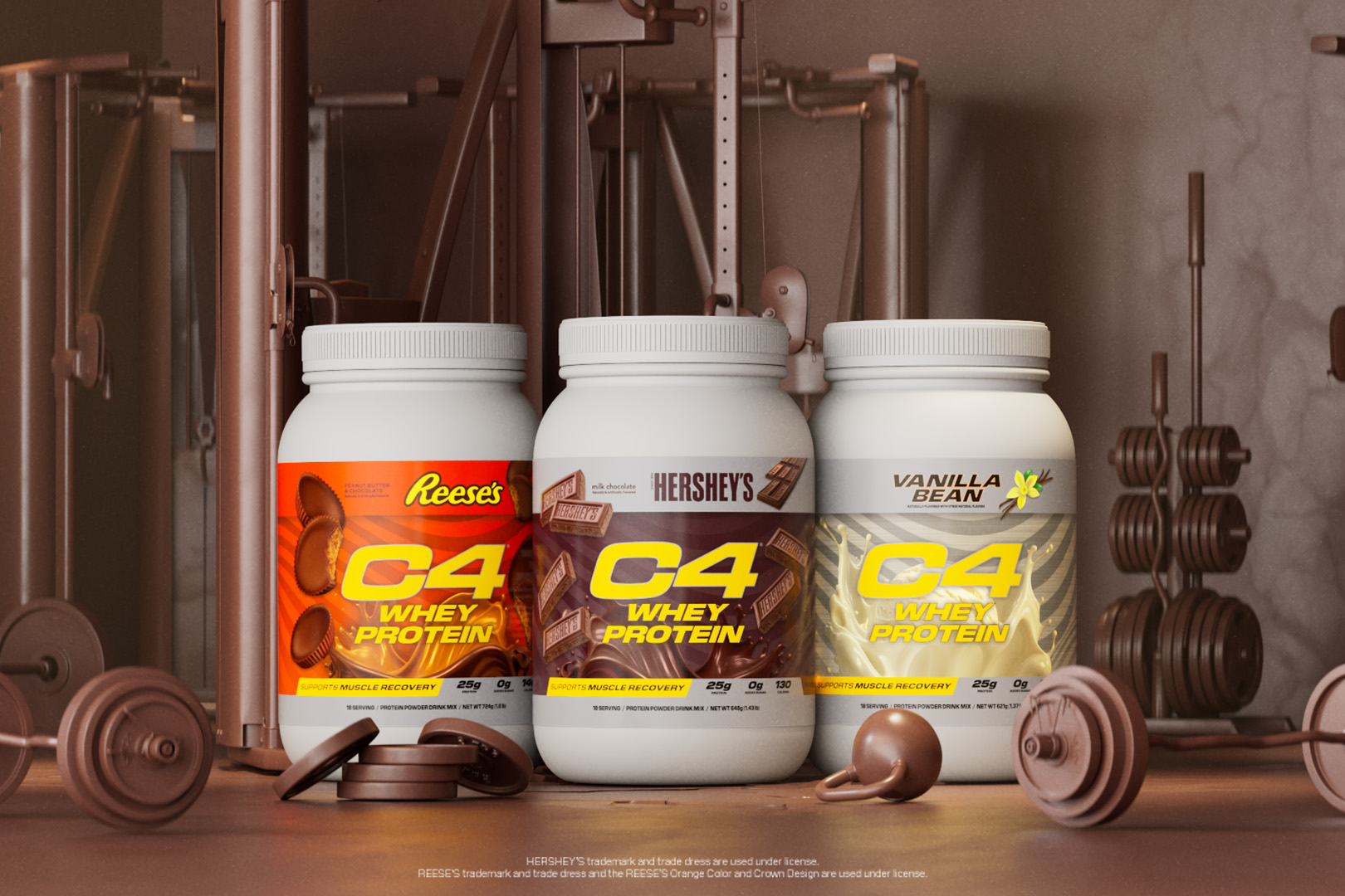 Whey protein with Hershey
