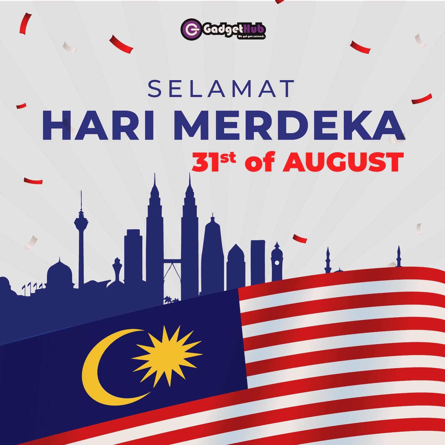 GadgetHub - ️ 🇲🇾 Selamat Hari Merdeka 67th 🇲🇾 ️ Let’s celebrate ...