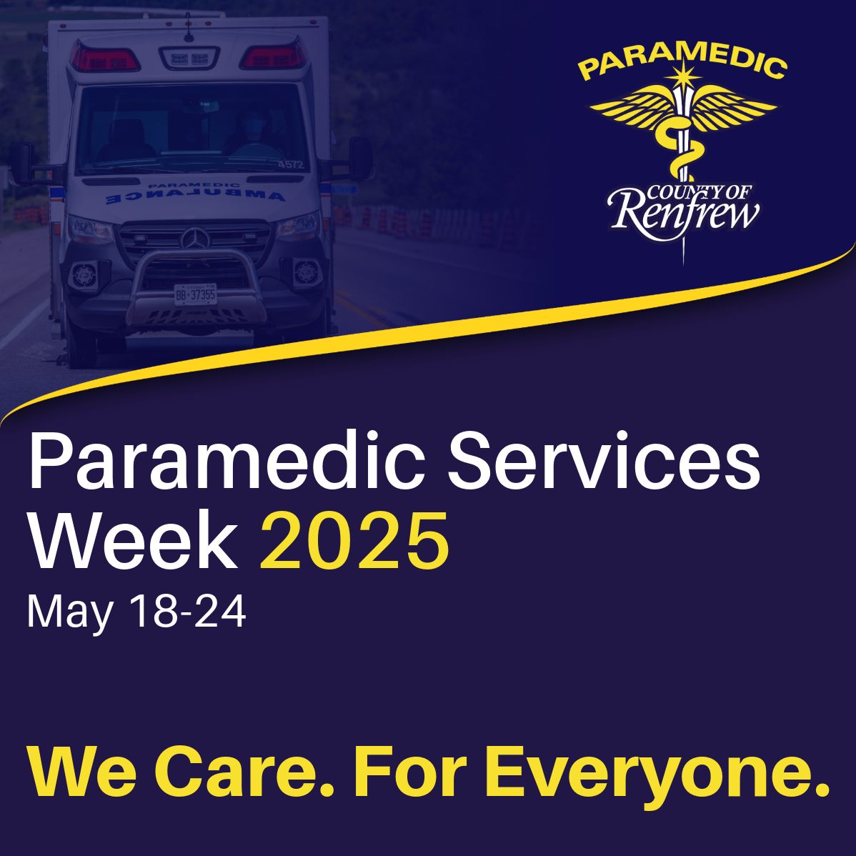 County - Today marks the start of Paramedic Services Week. This year’s ...