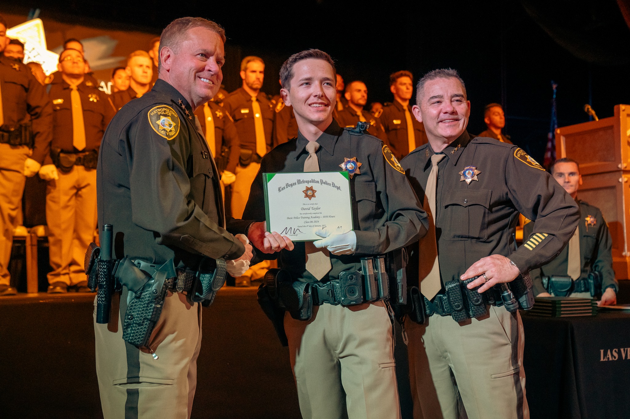 LVMPD - 🎉 Welcome Our Newest LVMPD Officers! 🚔 This afternoon, we ...