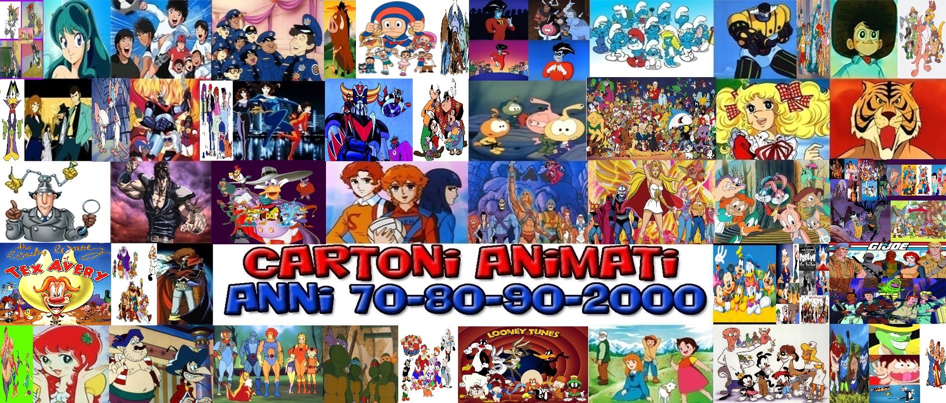 Cartoni Animati Anni 70, 80, 90, 2000