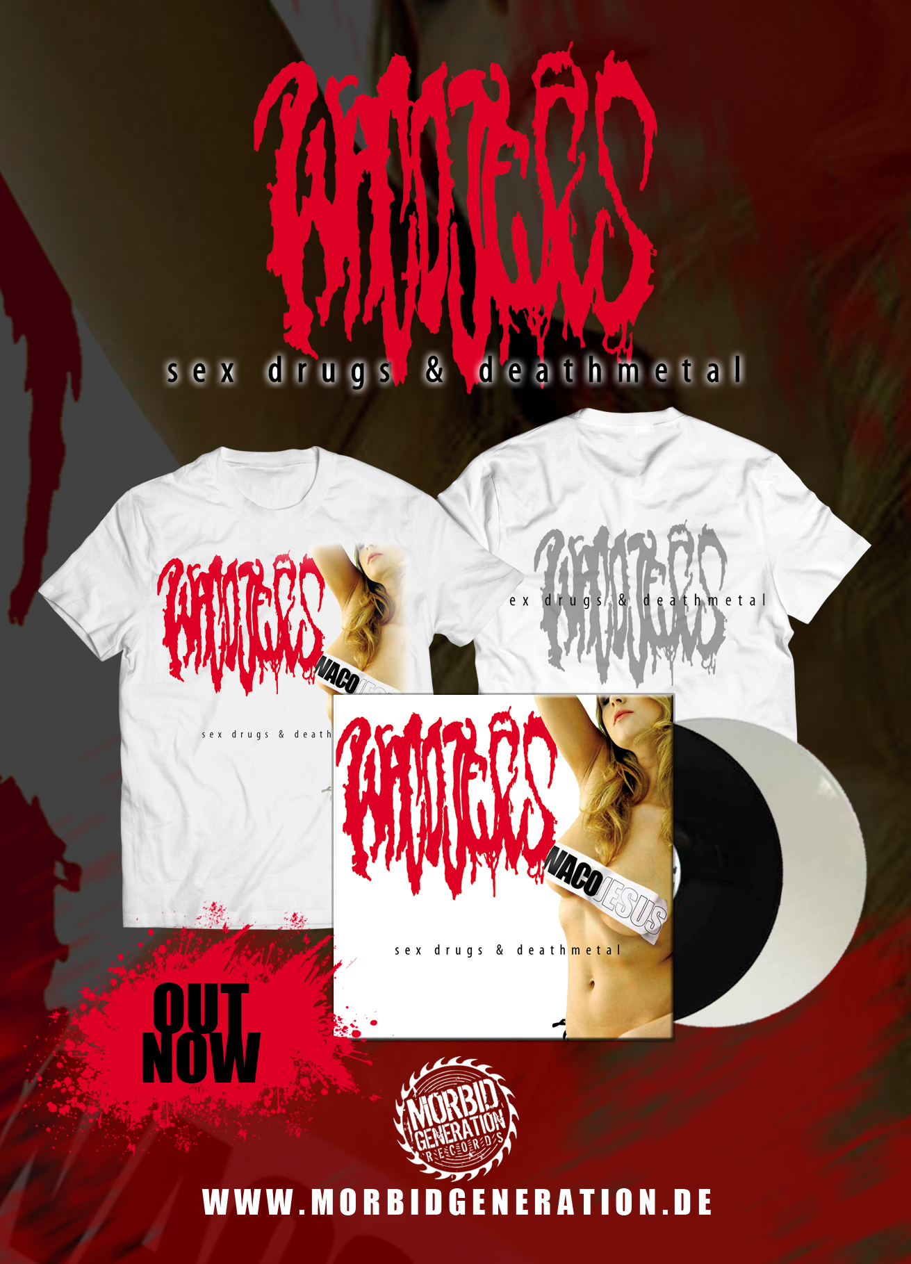 out now WACO JESUS - Sex,Drugs & Death Metal 12´ Vinyl LP www