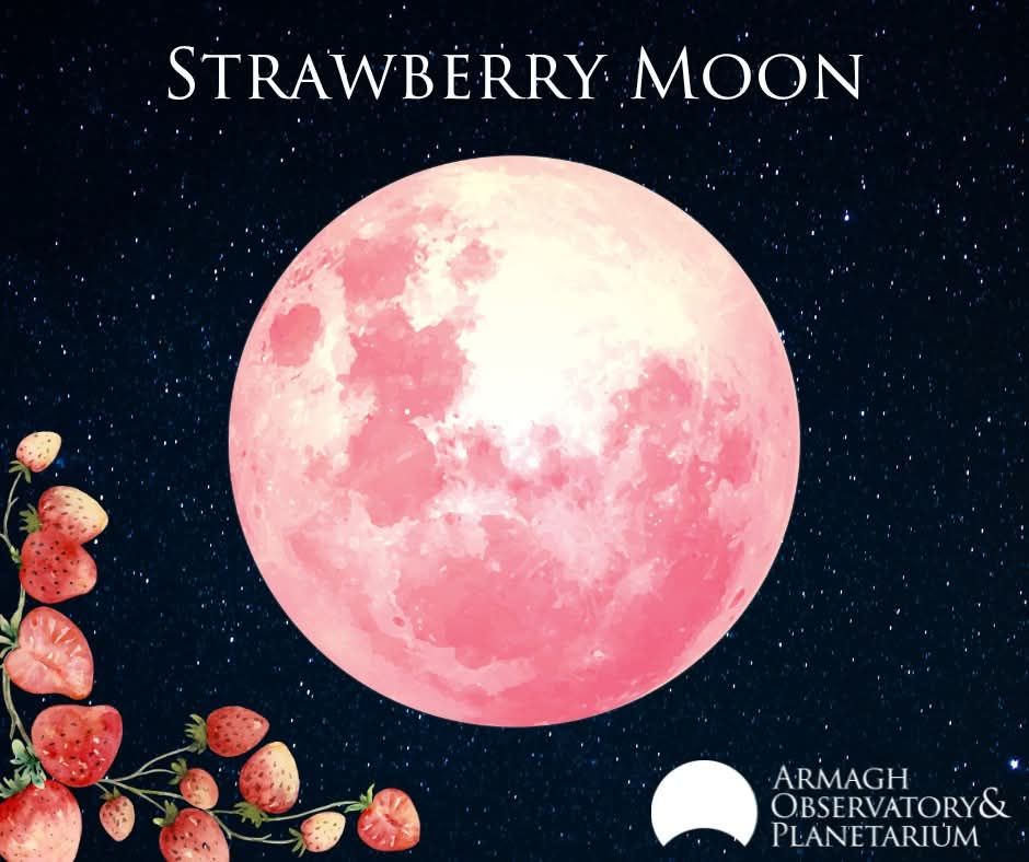 I hear there's a strawberry moon out tonight ✨🍓🌙