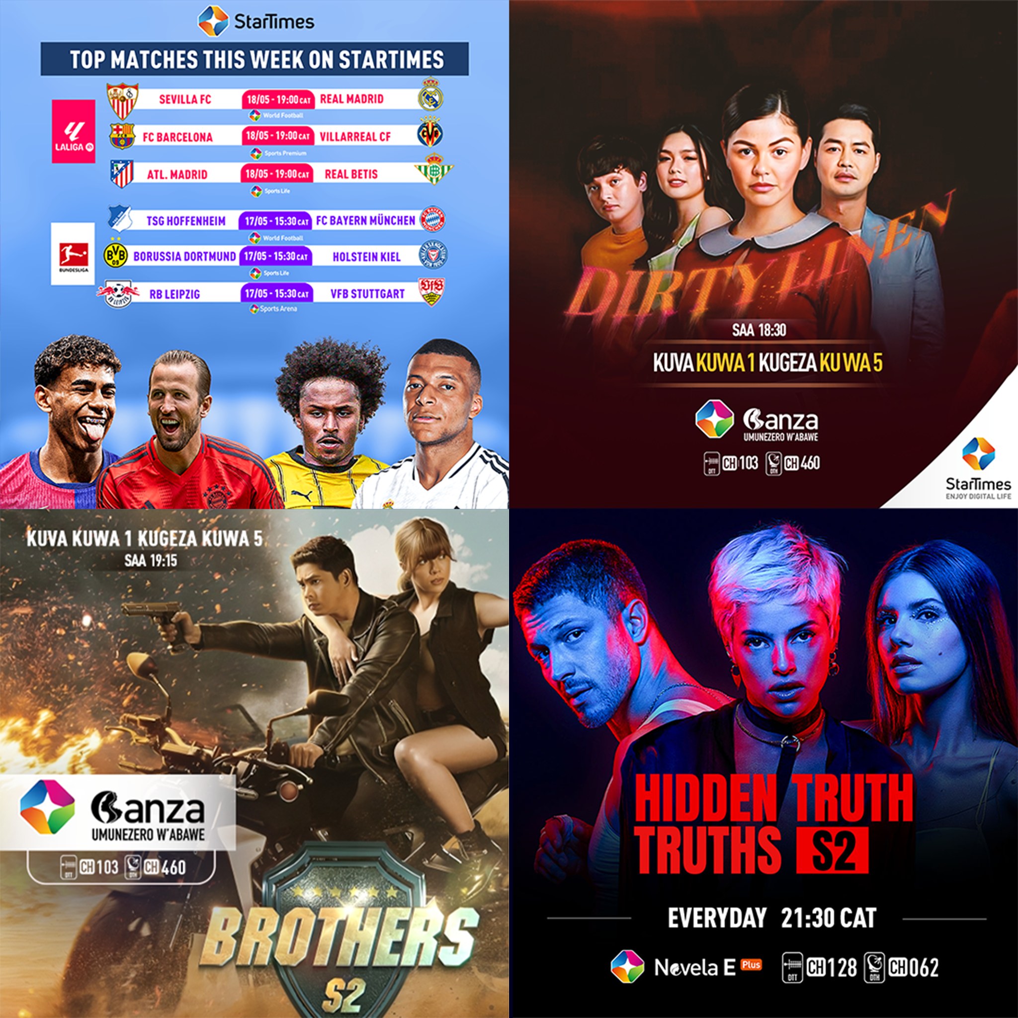 StarTimes - 💥💥This week enjoy your favorite shows on StarTimes ...