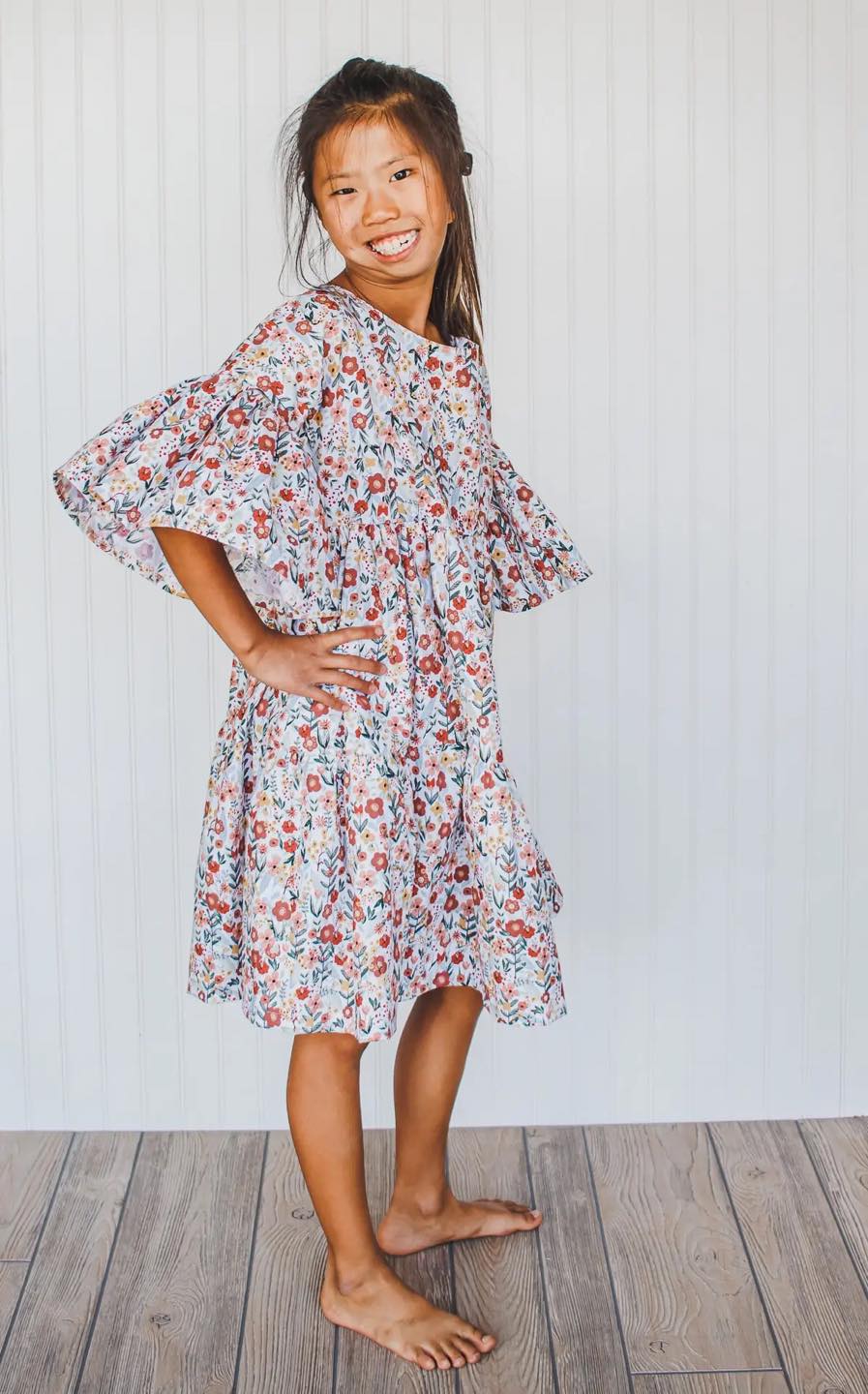 layered ruffle dress pattern DIY Fabric Tiered Free Sewing sundress tiered dress pattern