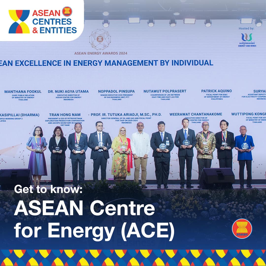 ASEAN - The ASEAN Centre for Energy (ACE) assumes a... | Facebook