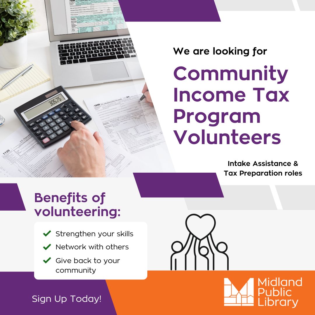 Midland - 📢 MPL is looking for volunteers to help with the Community ...
