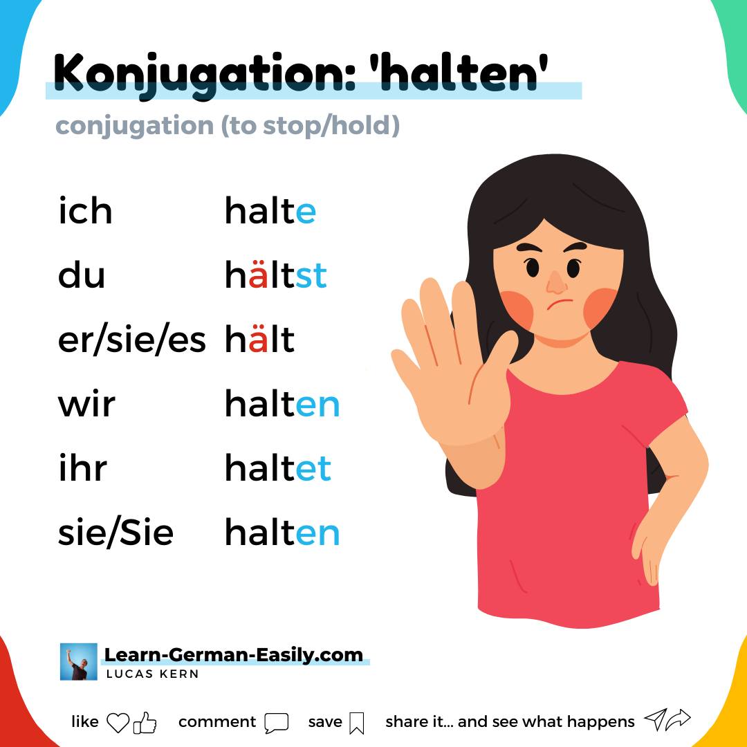 halten ドイツ 語