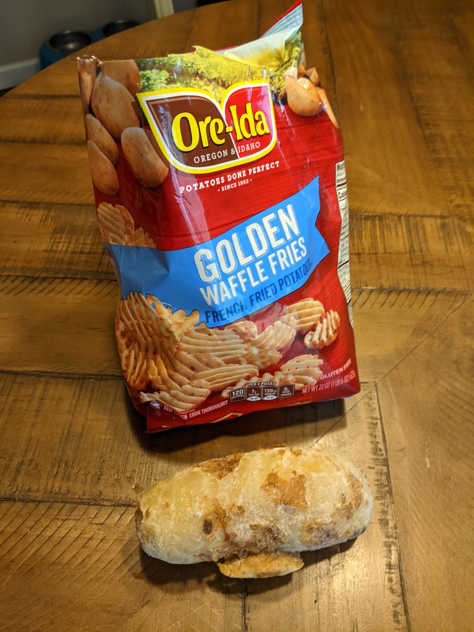 Dull Men's Club | Opened a bag of waffle fries for dinner and found ...