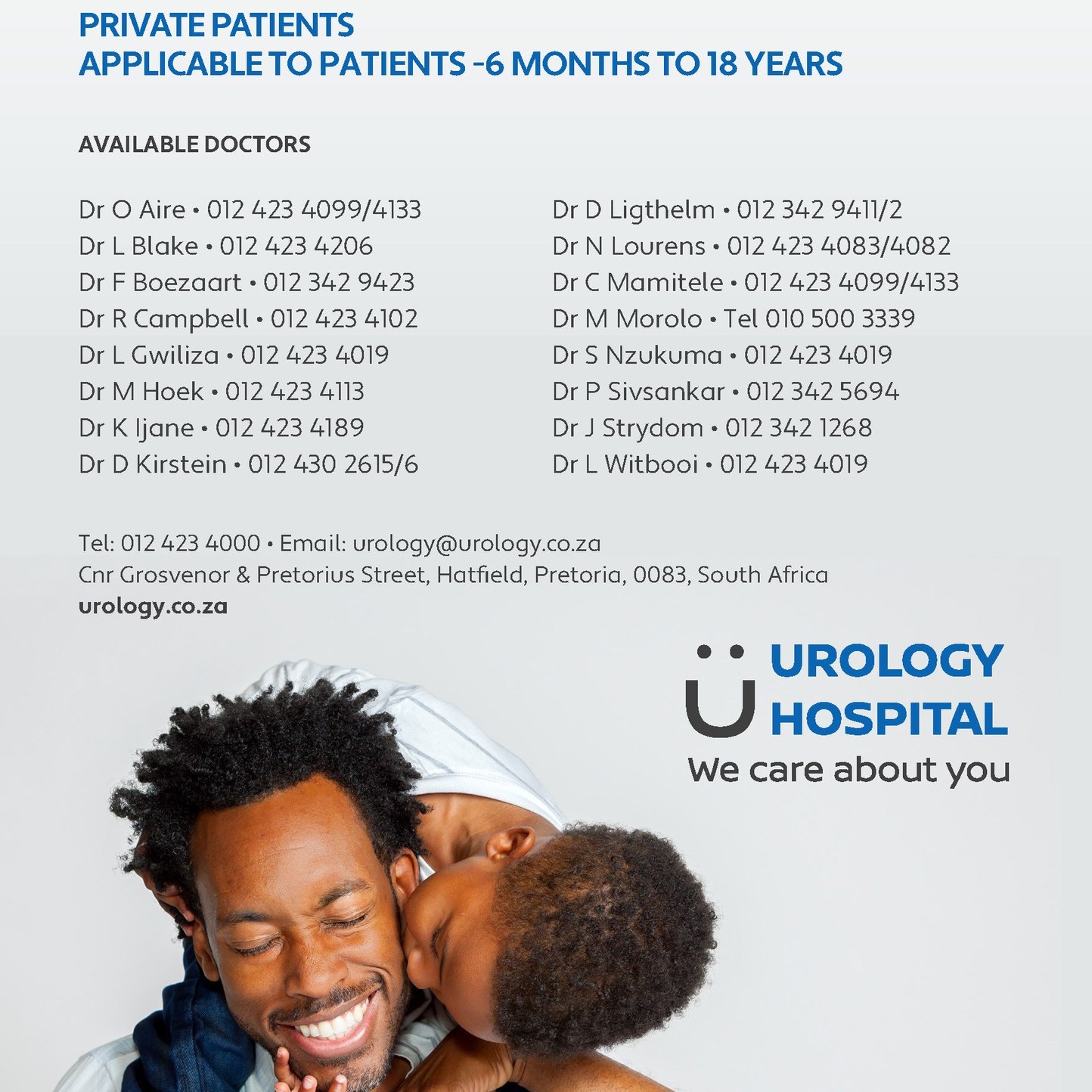 Urology Hospital, Pretoria... - Urology Hospital, Pretoria