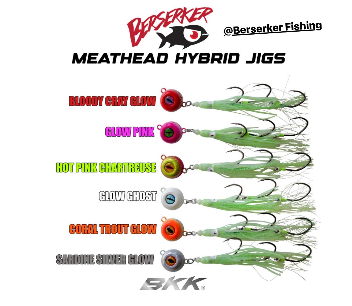berserkr fishing lure Berserker Coleslaw blends light orange We are hooked on these