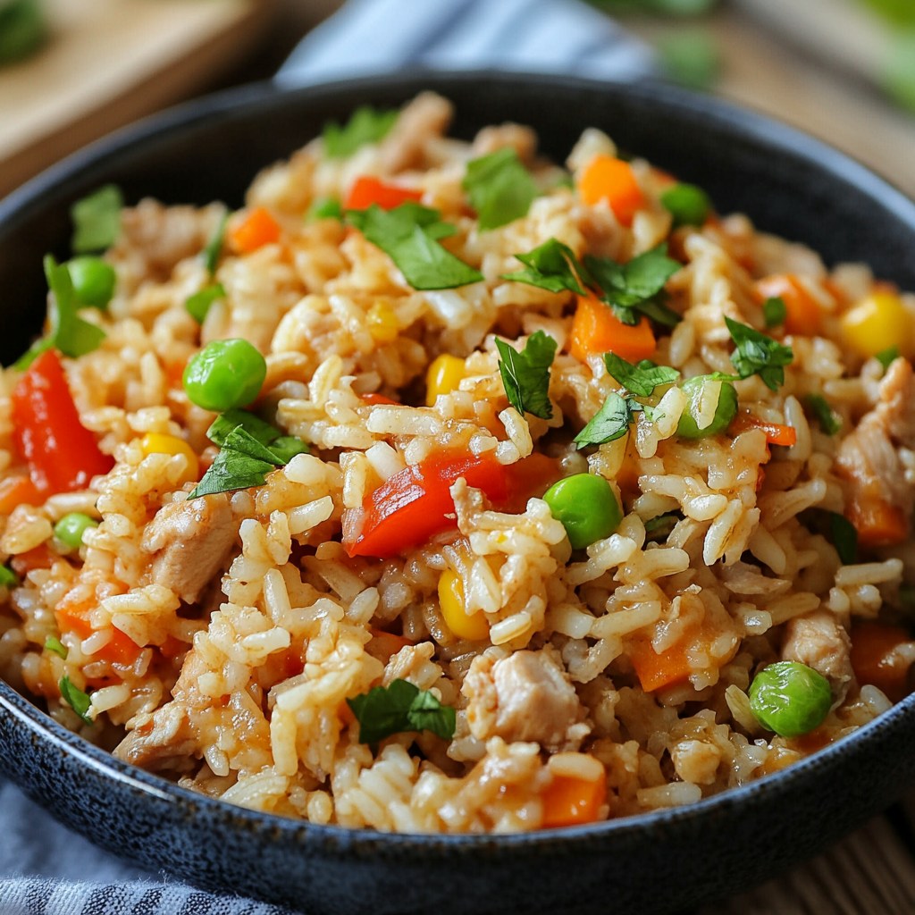 Recette - Poulet Haché et Riz aux Légumes Ingrédients (pour 3 à 4 ...