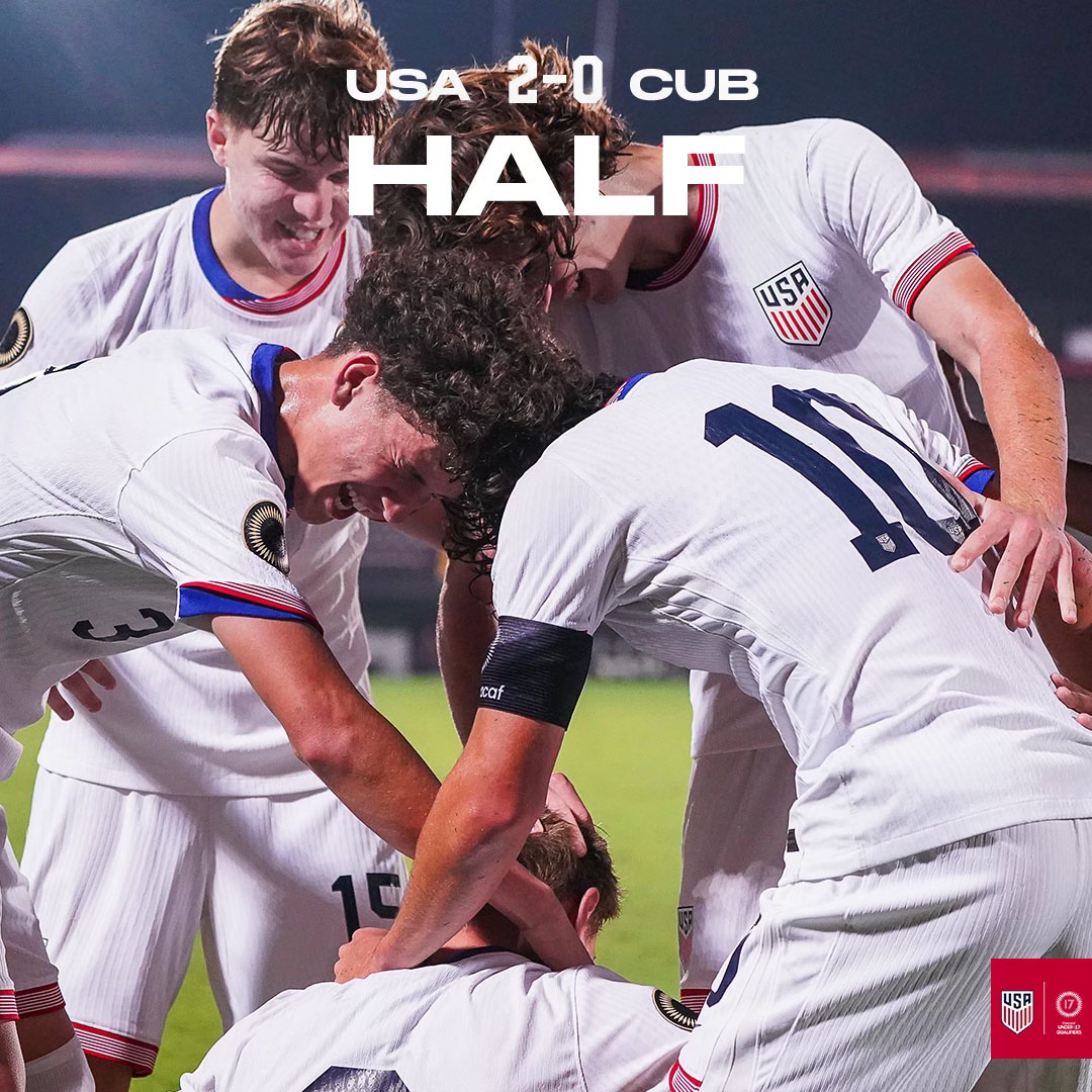 U.S. Soccer - HT | Strong start. 45 minutes to finish the...