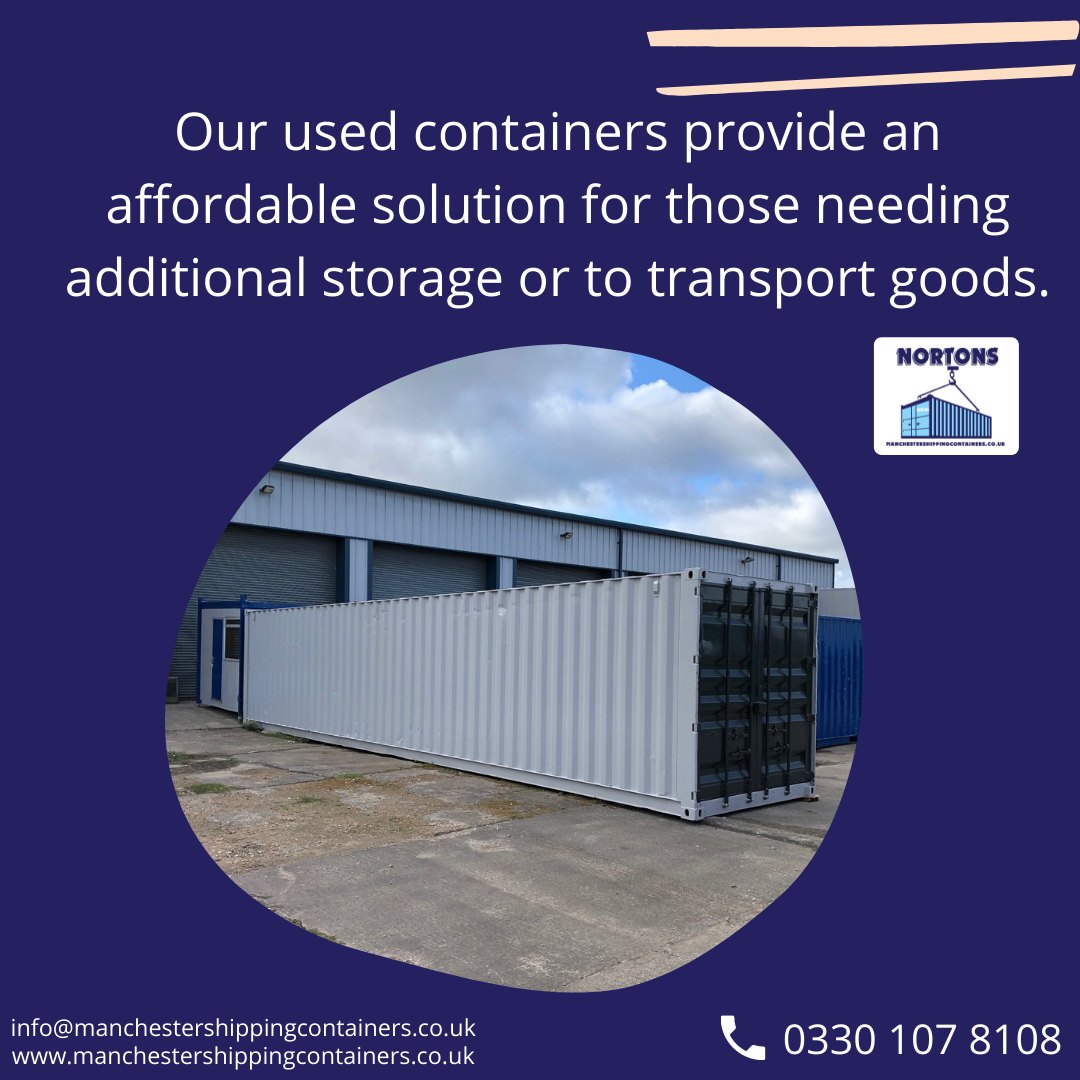 Manchester Shipping Containers UK | Manchester