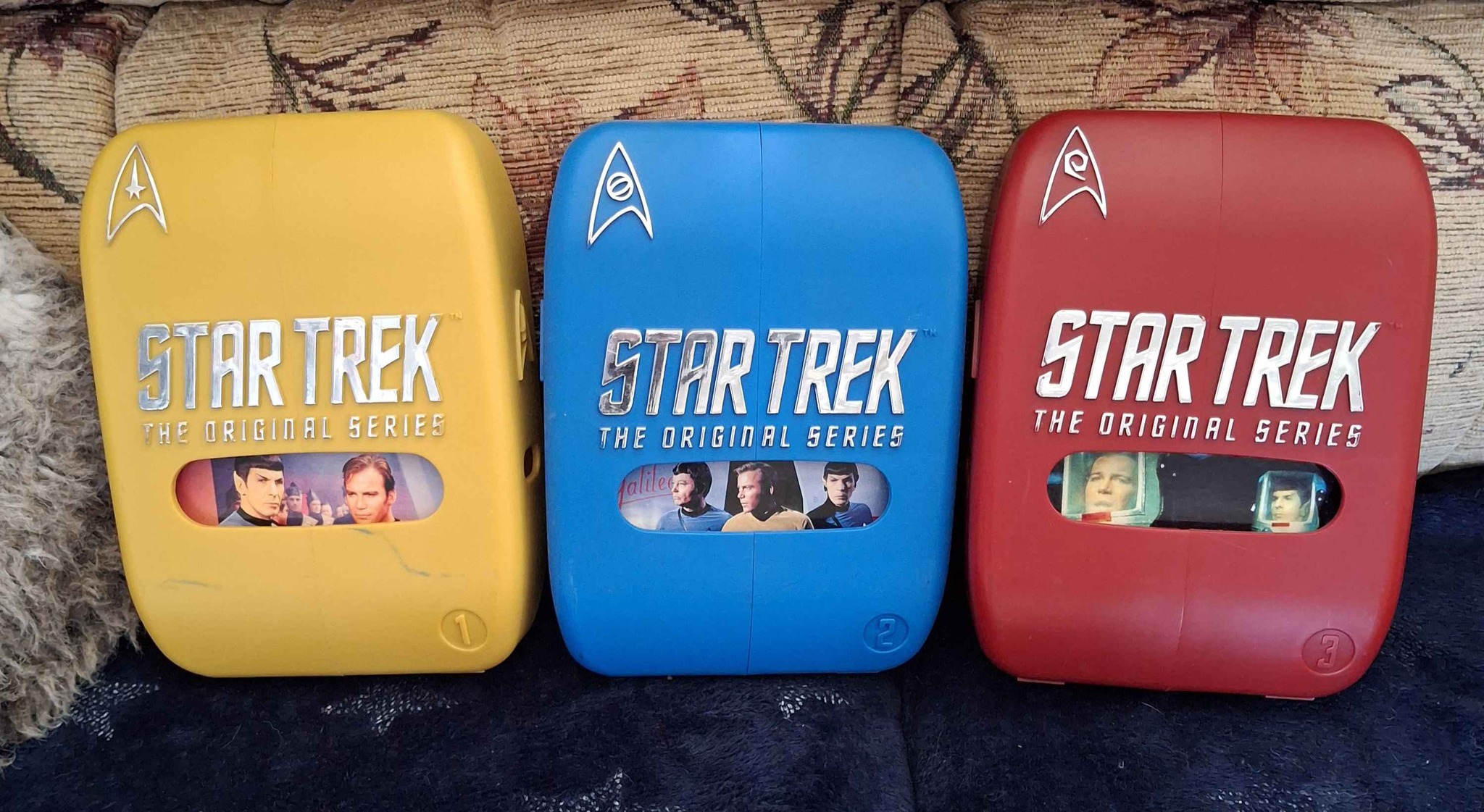Set of 3 Star Trek DVD Box Set. £40 plus P&P