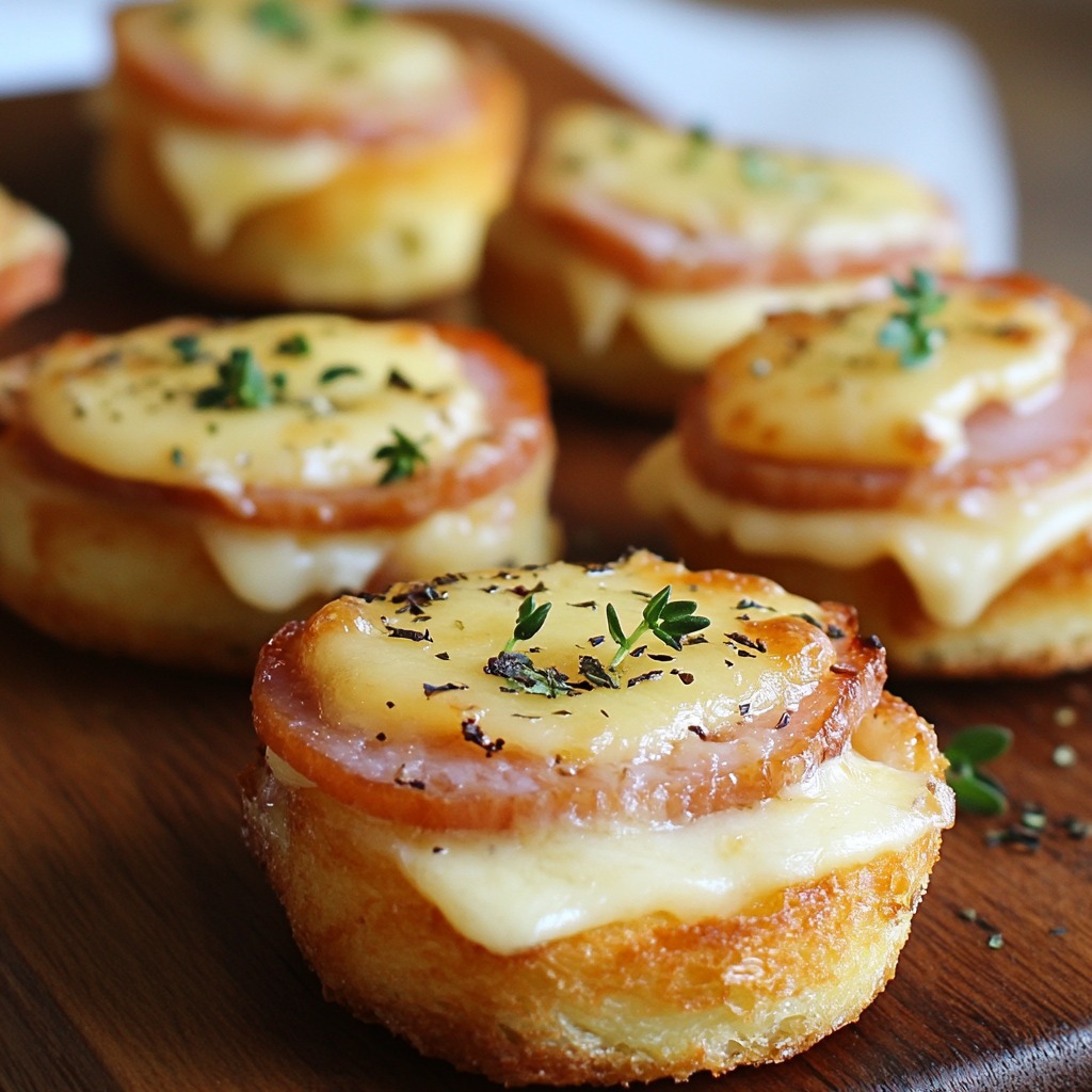 Recette - Mini Croque-Monsieur classiques Ingrédients (pour ~15 mini ...