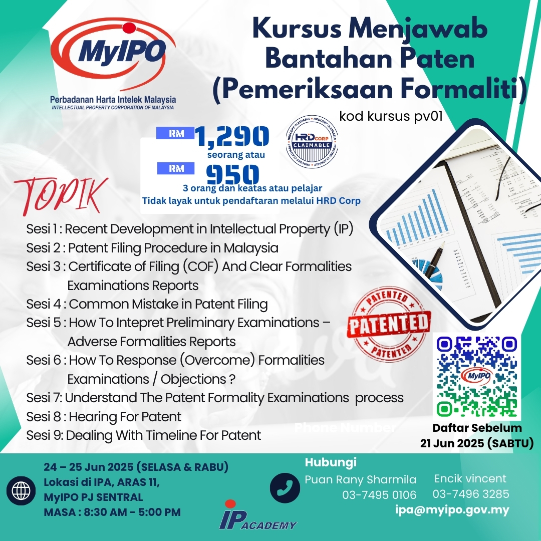 📌... - Intellectual Property Corporation of Malaysia (MyIPO) | Facebook