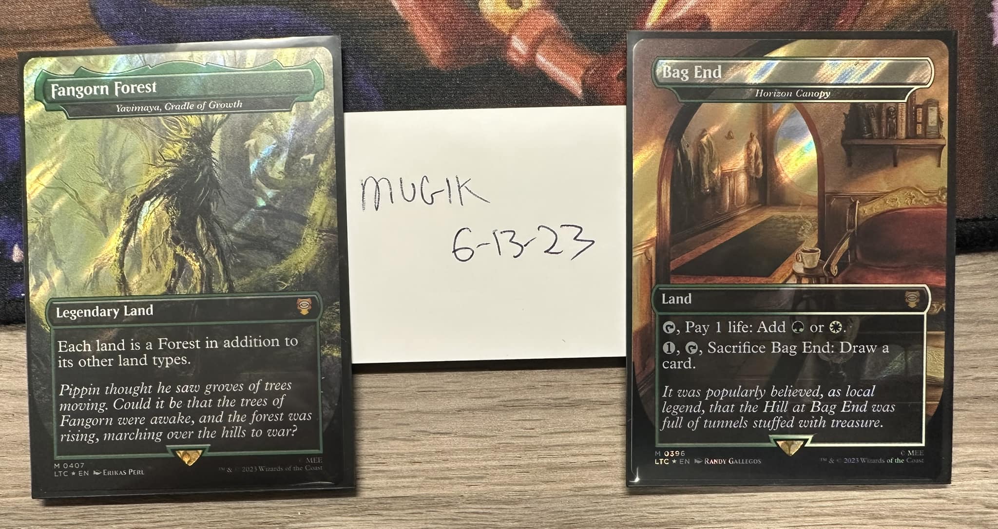 Is this Fangorn Forest surge Foil card authentic?
