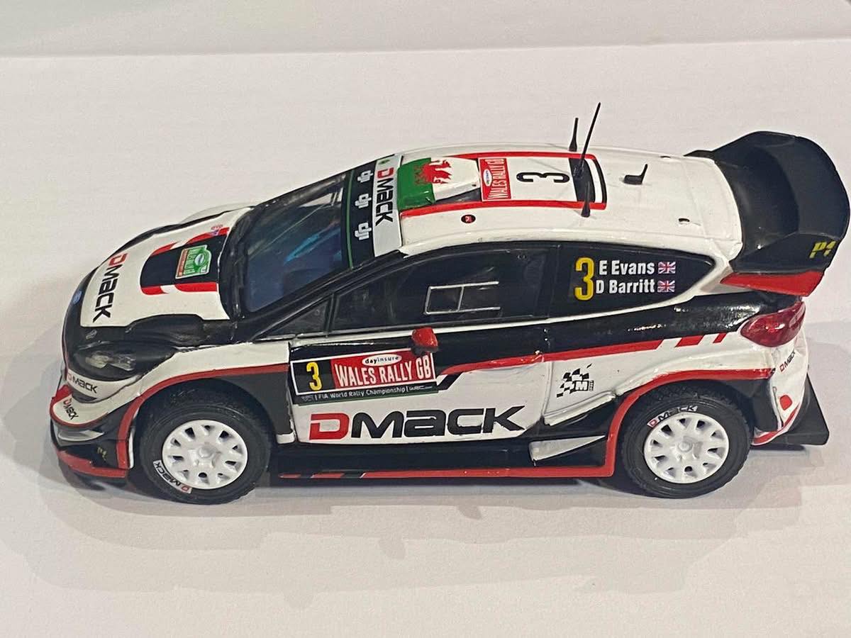 1/43 Ford Fiesta WRC+, Elfyn Evans / Scott Martin, 2017 Wales