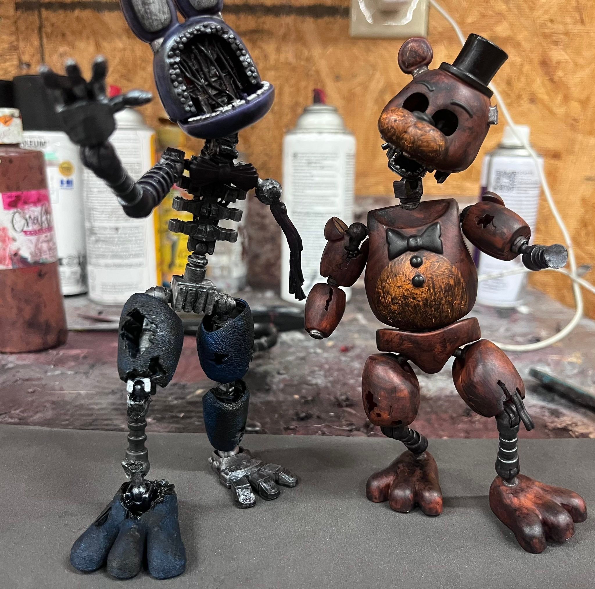 fnaf ignited Bonnie フィギュア fnaf ignited Bonnie フィギュア Ignited Bonnie Action Figure - Etsy