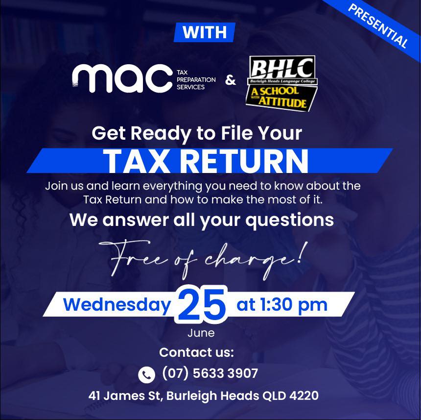 📣 FREE TAX RETURNS WORKSHOP... - MAC Tax Preparation Services | Facebook