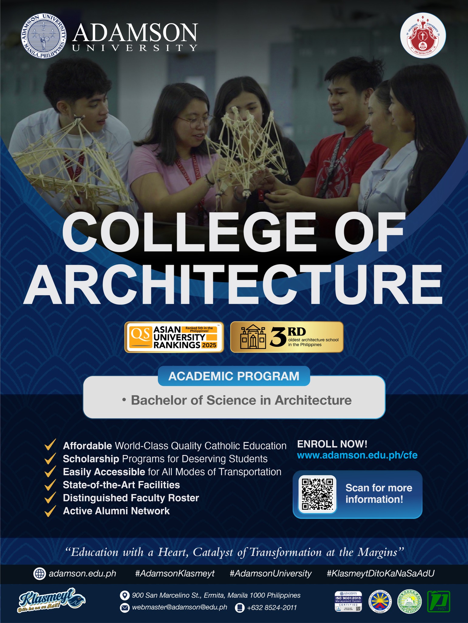 AdU College of Architecture is the... - Adamson University