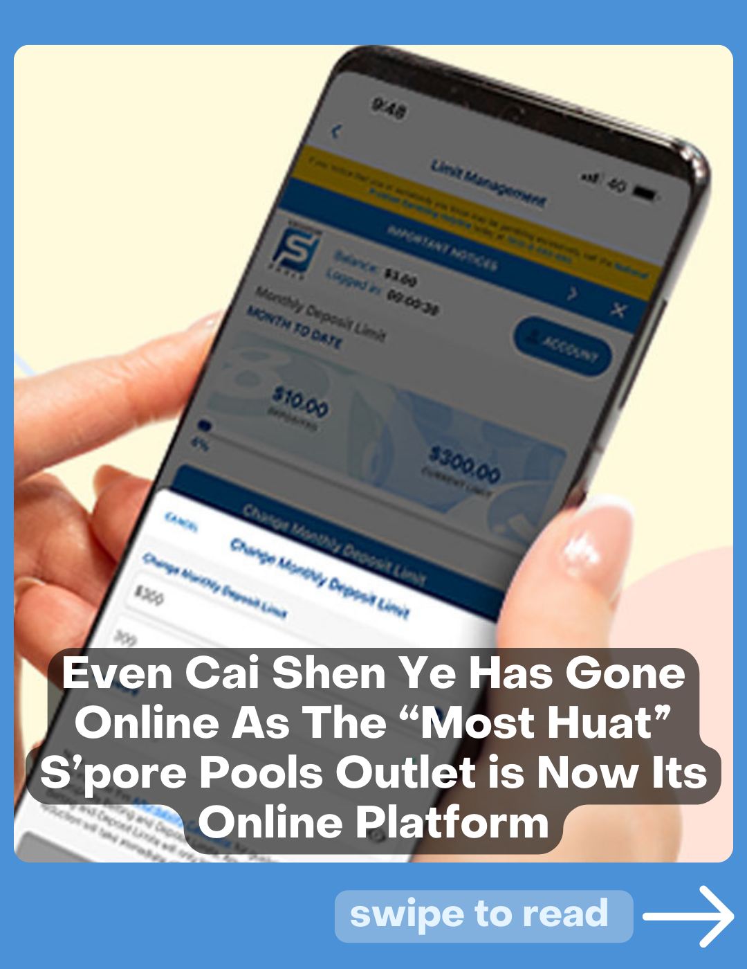 Goody Feed - Singapore Pools' online platform has become...
